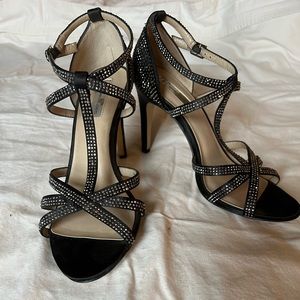 Inc Strappy Black Heels